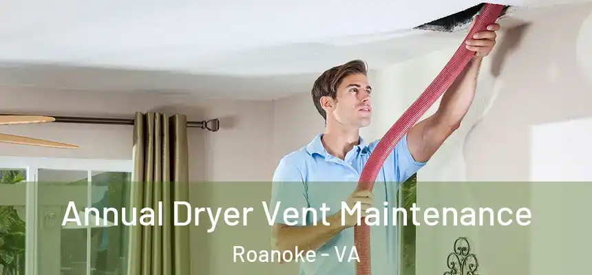  Annual Dryer Vent Maintenance Roanoke - VA